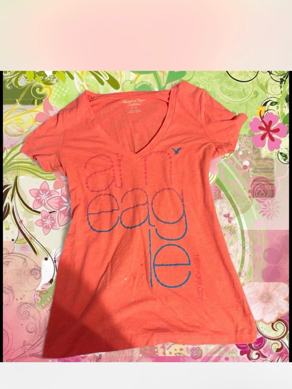Y2K American Eagle V Neck